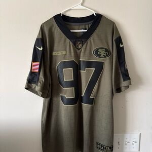 NFL Olive and Black Men's Jersey